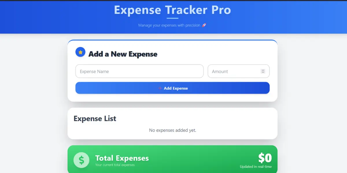 Expense Tracker Pro